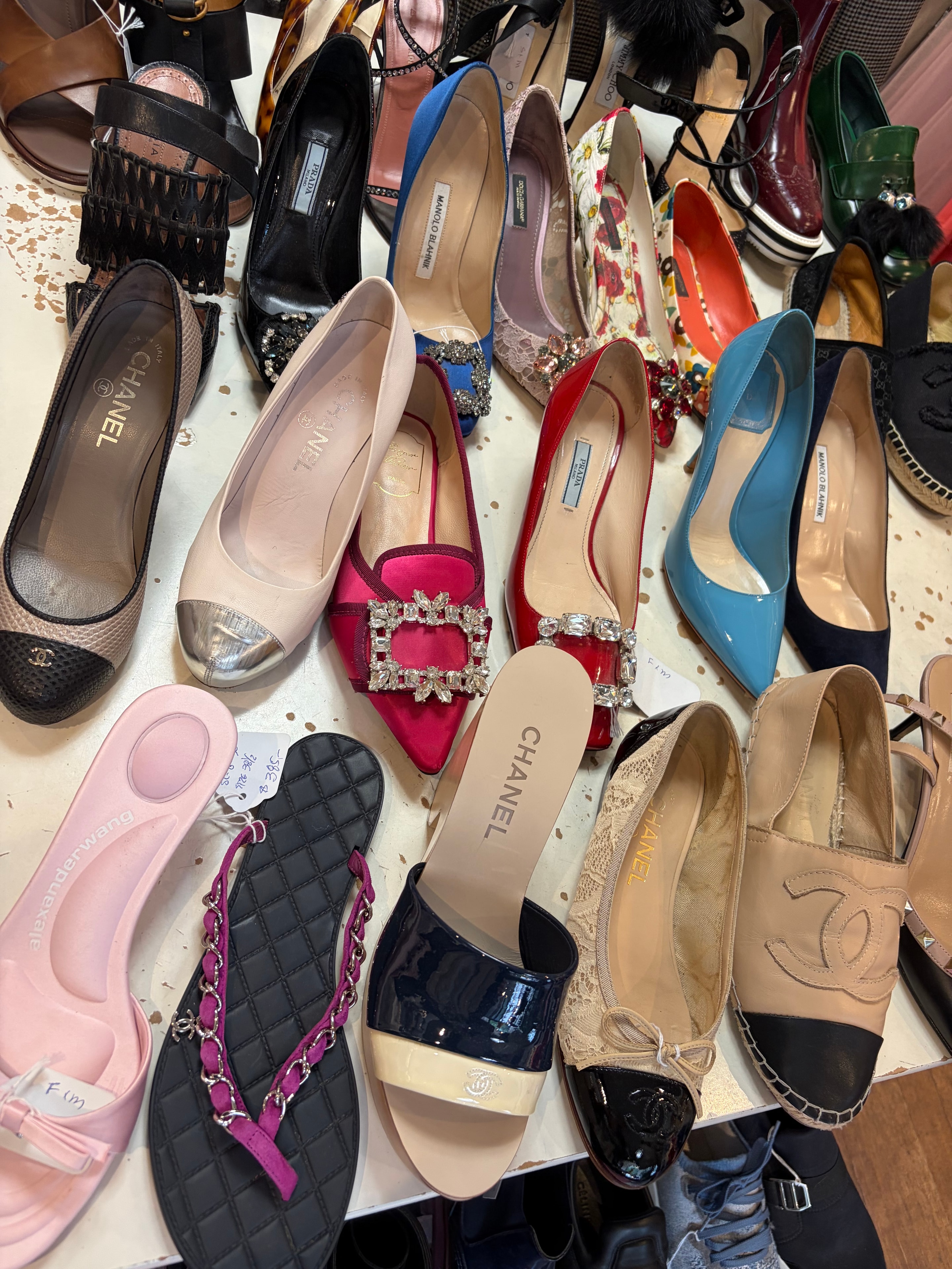 Chanel / Prada / Manolo Blahnik Luxury Shoes Collection